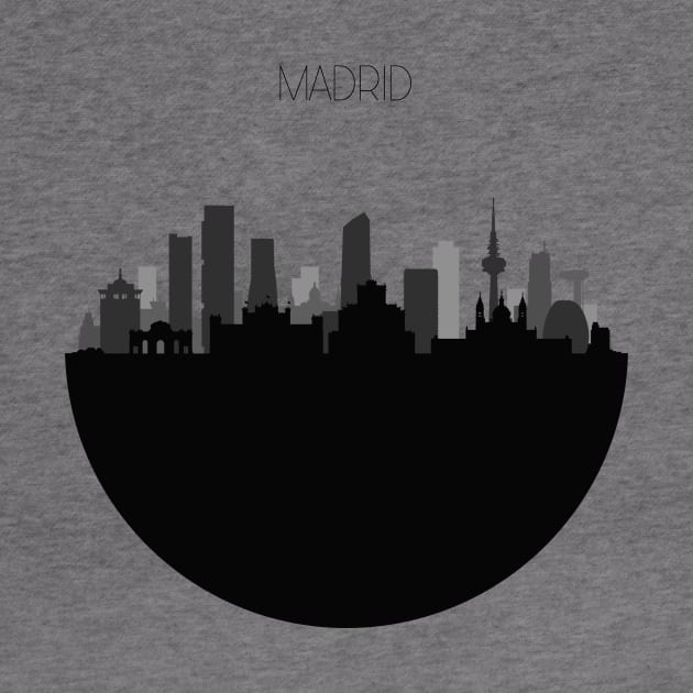 Madrid Skyline by inspirowl